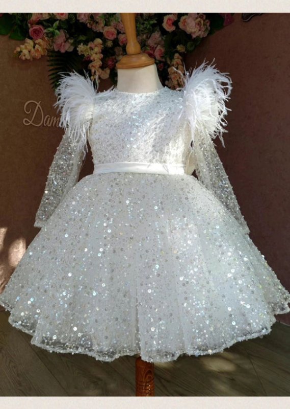 Baby Girl/Toddler/Infant/Kids Pageant Dress with Dazzling Sequins - CupcakePageantDress