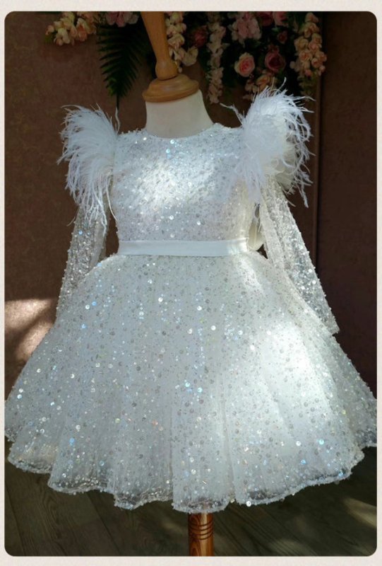 Baby Girl/Toddler/Infant/Kids Pageant Dress with Dazzling Sequins - CupcakePageantDress