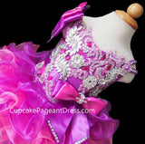 Beautiful Nations Beaded Bodice Little Girl/Baby Miss/Baby Girl Cupcake Pageant Dress - CupcakePageantDress