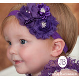 15 color available Girl Baby Kids Toddler Infant Flower Rhinestone Headband Hair Accessories Band - CupcakePageantDress