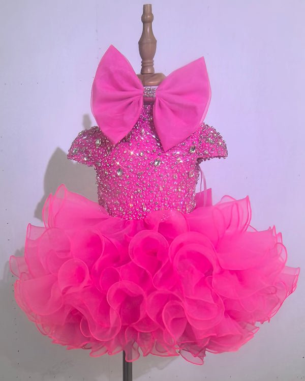 Little Child's Cupcake Pageant Dress with Beaded Bodice - CupcakePageantDress