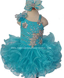 Glitz Beaded Bodice Little Princess Cupcake Pageant Dress - CupcakePageantDress