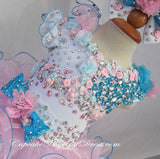 Infant/toddler/baby/children/kids Girl's Pageant Dress for birthday,wedding,bridal,gift 1~4T - CupcakePageantDress