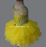 Newborn/Infant/toddler/baby/children/kids Girl's glitz Pageant Dress - CupcakePageantDress