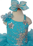Glitz Beaded Bodice Little Princess Cupcake Pageant Dress - CupcakePageantDress