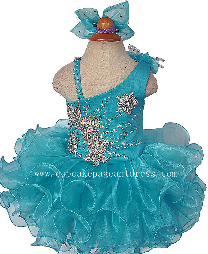 Glitz Beaded Bodice Little Princess Cupcake Pageant Dress - CupcakePageantDress