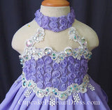 Hater Lace Little Girls/Toddler/Infant Baby Doll Pageant Dress - CupcakePageantDress