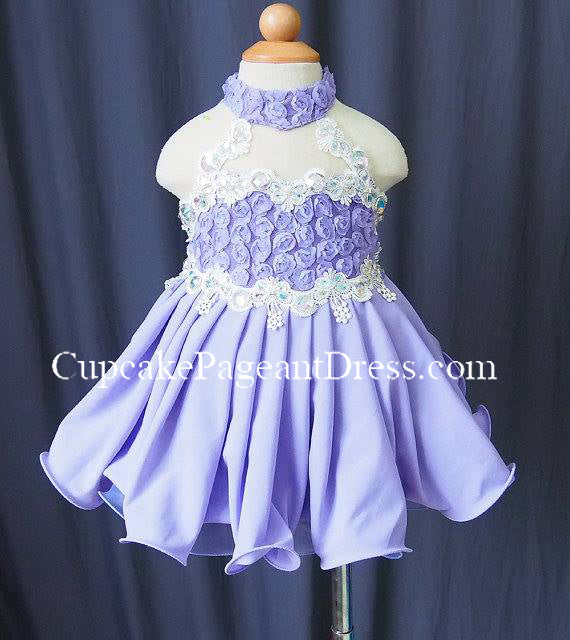 Hater Lace Little Girls/Toddler/Infant Baby Doll Pageant Dress - CupcakePageantDress