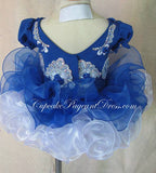 Glitz Beaded Bodice Newborn,Baby,Kids,Toddler Cupcake Pageant Dress - CupcakePageantDress