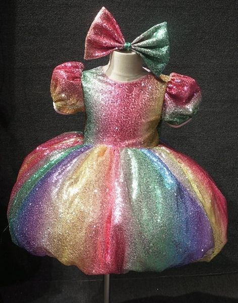 Bling Bling Child/Tollder/Kids Baby Doll Pageant Dress with Hair bow - CupcakePageantDress