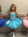 Glitz Beaded Bodice Little Girl/Infant/Newborn/Baby Cupcake Pageant Dress - CupcakePageantDress