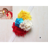 Girl Baby Kids Toddler Infant Flower Rhinestone multicolor Headband Hair Accessories - CupcakePageantDress