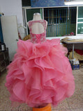Stunning Beaded Bodice Little Girl Pageant Dress - CupcakePageantDress