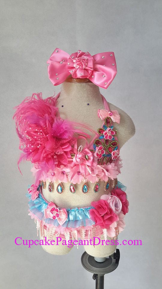 infant beauty pageant dresses Infant/toddler/baby/children/kids Girl's swimwear outfit &Bikini – CupcakePageantDress