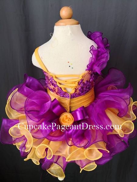 Natural Little Girl/Baby Girl/Toddler/Infant Cupcake Pageant Dress - CupcakePageantDress