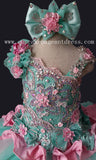 Glitz Beaded and Lace Bodice Little Princess Nations Glitz Cupcake Pageant Dress - CupcakePageantDress