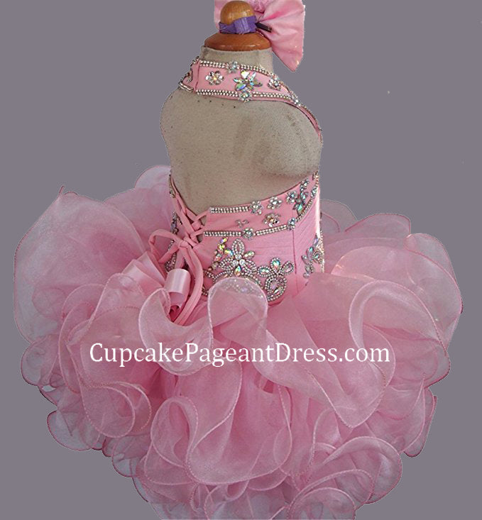 Glitz Beaded Bodice Toddler/Baby Girl Nations Cupcake Pageant Dress - CupcakePageantDress
