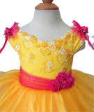 Little Baby/Kids Yellow Natural Baby Doll Pageant Dress - CupcakePageantDress