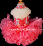 Custom Made Beaded Bodice Little Girls/Baby Girl Glitz Pageant Dress - CupcakePageantDress