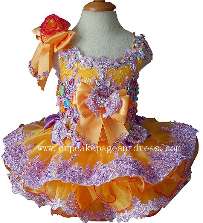 Newborn,Little Princess Glitz Cupcake Pageant Dress For Birthday,party - CupcakePageantDress