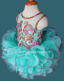 Glitz Beaded Bodice Little Girls/Toddler/Baby Girl Cupcake Pageant Dress - CupcakePageantDress