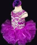 Glitz Beaded Bodice Little Miss/Baby Girl Cupcake Pageant Dress - CupcakePageantDress
