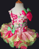 Stunning Beaded Lace Little Princess Nations Cupcake Pageant Dress - CupcakePageantDress