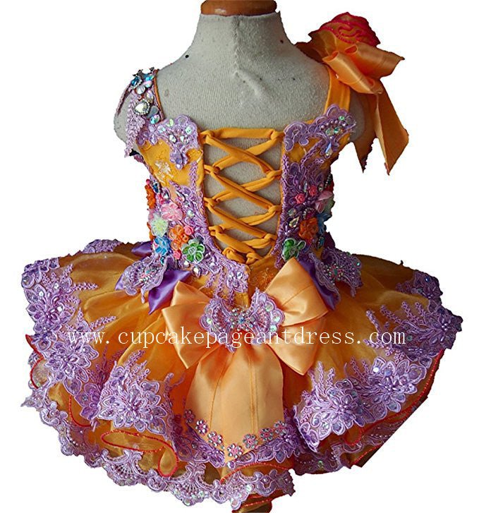 Newborn,Little Princess Glitz Cupcake Pageant Dress For Birthday,party - CupcakePageantDress
