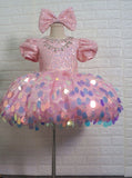 Kids/Toddler/Baby Girl/Baby Miss/Children Bling Bling Pageant Dress - CupcakePageantDress