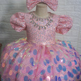 Kids/Toddler/Baby Girl/Baby Miss/Children Bling Bling Pageant Dress - CupcakePageantDress