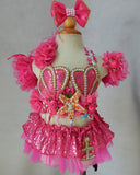 Little Girls/Infant/toddler/baby/children/kids Girl' Swimsuit SW002 - CupcakePageantDress