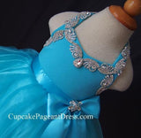 Glitz Beaded Bodice Toddler/Child/Kids' Baby Doll Pageant Dress - CupcakePageantDress