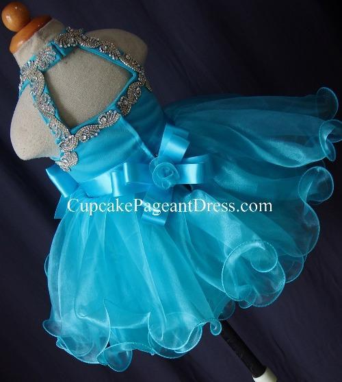 Glitz Beaded Bodice Toddler/Child/Kids' Baby Doll Pageant Dress - CupcakePageantDress