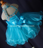 Glitz Beaded Bodice Toddler/Child/Kids' Baby Doll Pageant Dress - CupcakePageantDress