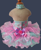 Halter Beaded Bodice Little Princess Nations Glitz Pageant Dress - CupcakePageantDress