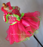 Infant/toddler/baby/children/kids Girl's glitz Baby Doll Pageant Dress - CupcakePageantDress