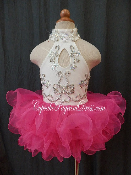 Infant/toddler/baby/children/kids Girl's Pageant evening/prom/ball Dress/clothing/gown - CupcakePageantDress