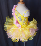 One Shoulder Infant/toddler/baby/children/kids Girl's Pageant Dress - CupcakePageantDress