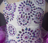 Glitz Beaded Bodice Infant/toddler/baby/children/kids Girl's Pageant Dress - CupcakePageantDress