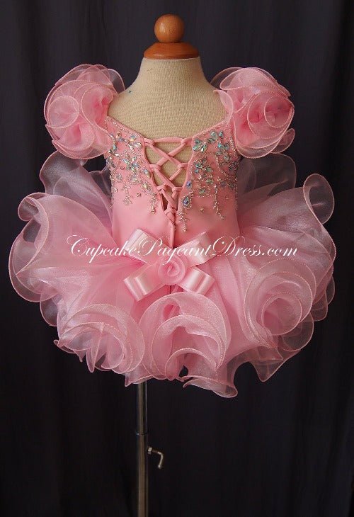 Infant/toddler/baby/children/kids doll style Girl's Pageant Dress - CupcakePageantDress