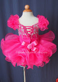Infant/toddler/baby/children/kids doll style Girl's Glitz Jennifer Wu Pageant Dress - CupcakePageantDress