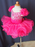 Infant/toddler/baby/children/kids doll style Girl's Glitz Jennifer Wu Pageant Dress - CupcakePageantDress