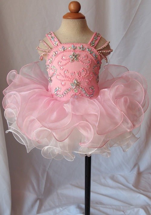 Glitz Beaded Bodice Baby Girl/Princess/ Cupcake Pageant Dress CupcakePageantDress Glitz Beaded Bodice Baby Girl/Princess/ Cupcake Pageant Dress CupcakePageantDress
