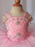 Glitz Beaded Bodice Baby Girl/Princess/ Cupcake Pageant Dress - CupcakePageantDress