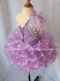 Infant/toddler/baby/children/kids Girl's Feather Pageant Dress for birthday,gift,party - CupcakePageantDress