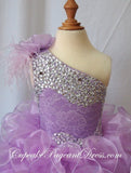 Infant/toddler/baby/children/kids Girl's Feather Pageant Dress for birthday,gift,party - CupcakePageantDress