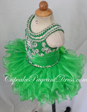 Newborn/Infant/toddler/baby/children/kids Girl's glitz Pageant Dress - CupcakePageantDress