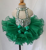 Glitz Beaded Bodice Infant/toddler/baby/children/kids glitz Girl's Pageant Dress - CupcakePageantDress
