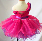Multicolor Baby Doll Dress,Toddler Pageant Dress, Cheap Baby's Pageant Dress - CupcakePageantDress