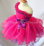 Multicolor Baby Doll Dress,Toddler Pageant Dress, Cheap Baby's Pageant Dress - CupcakePageantDress